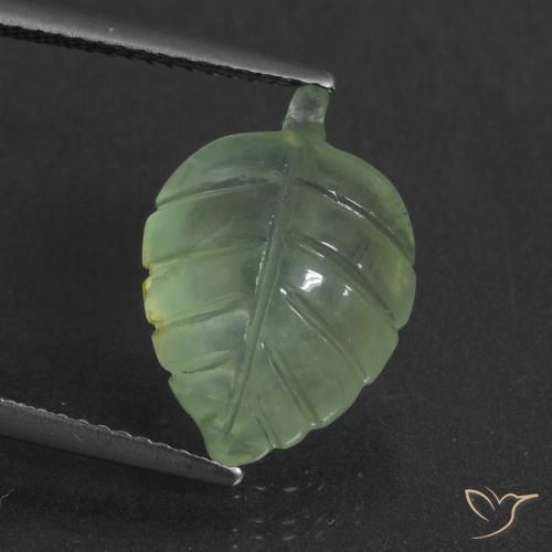 7.07ct Naturel Vert très clair Préhnite, Fantaisie, Translucide