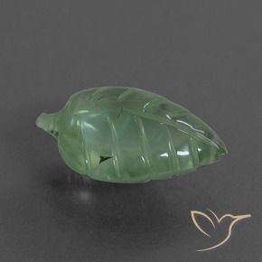 Préhnite Vert terreux pâle naturelle Fantaisie, 4.94 ct, Translucide