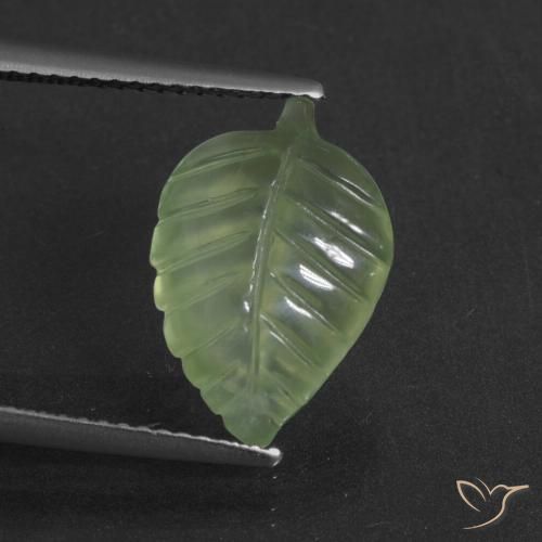 4.62ct Naturel Vert jaunâtre Préhnite, Fantaisie, Translucide