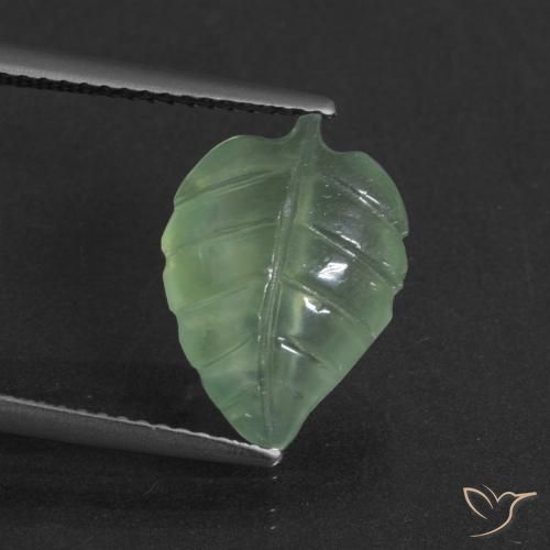 4.86ct Naturel Vert clair Préhnite, Fantaisie, Translucide