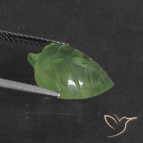Préhnite Vert moyen naturelle Fantaisie, 6.21 ct, Translucide