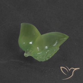 Préhnite Vert moyen naturelle Fantaisie, 11.48 ct, Translucide