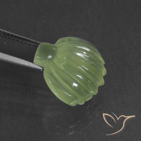 Préhnite Vert citron naturelle Fantaisie, 10.71 ct, Translucide