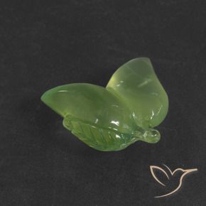 Préhnite Vert moyen naturelle Fantaisie, 12.52 ct, Translucide