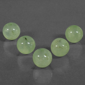 Achetez naturel 47,79ct vert préhnite gems, sphère / boule, en provenance afrique du sud chez gemselect. en stock, livraison internationale!