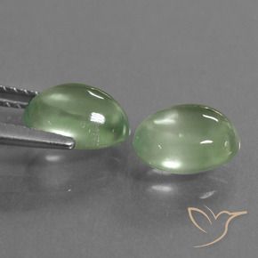 Shop natural 3.79ct Vert poire léger Préhnite gems, ovale, from Afrique du Sud at GemSelect. In stock, global shipping!