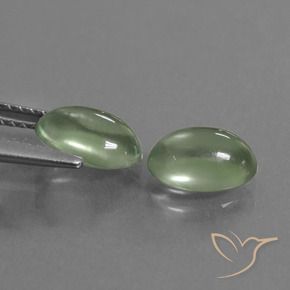Shop natural 2.63ct Vert jaunâtre Préhnite gems, ovale, from Afrique du Sud at GemSelect. In stock, global shipping!