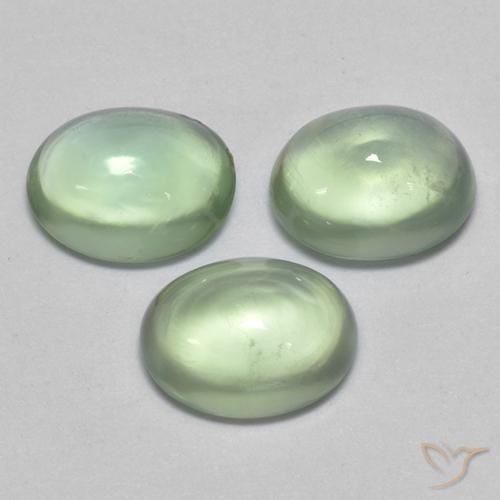 Shop natural 2.60ct Vert poire léger Préhnite gems, ovale, from Afrique du Sud at GemSelect. In stock, global shipping!