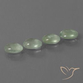 Shop natural 6.00ct Vert poire pâle Préhnite gems, ovale, from Afrique du Sud at GemSelect. In stock, global shipping!