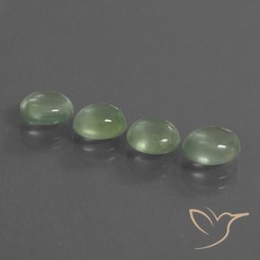 Shop natural 5.54ct Vert poire léger Préhnite gems, ovale, from Afrique du Sud at GemSelect. In stock, global shipping!