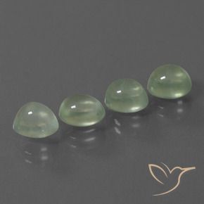 Shop natural 6.64ct Vert pâle Préhnite gems, ovale, from Afrique du Sud at GemSelect. In stock, global shipping!