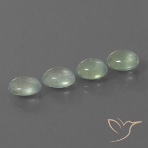 Shop natural 6.41ct Vert jaune léger Préhnite gems, ovale, from Afrique du Sud at GemSelect. In stock, global shipping!