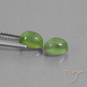 Shop natural 2.51ct Vert jaunâtre Préhnite gems, ovale, from Afrique du Sud at GemSelect. In stock, global shipping!