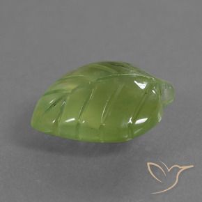 Préhnite Vert terre naturelle Fantaisie, 9.73 ct, Transparent