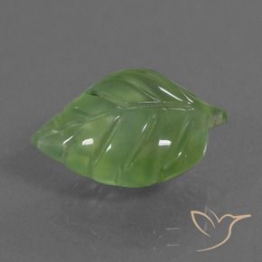 Préhnite Vert moyen naturelle Fantaisie, 6.81 ct, Transparent