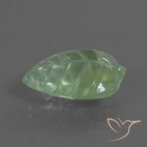 Préhnite Vert jaune léger naturelle Fantaisie, 5.97 ct, Transparent