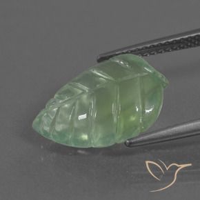 Préhnite Vert jaune léger naturelle Fantaisie, 5.97 ct, Transparent