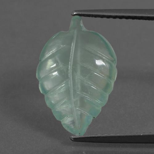 Prehnite Vert clair naturelle Forme fantaisie, 5.02 ct, Transparent