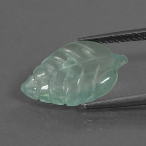 Prehnite Vert clair naturelle Forme fantaisie, 5.02 ct, Transparent