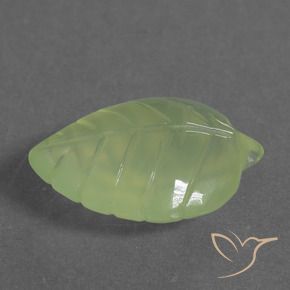 Préhnite Vert citron naturelle Fantaisie, 9.17 ct, Transparent