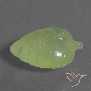 Préhnite Vert citron naturelle Fantaisie, 11.78 ct, Transparent