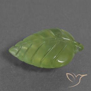 Préhnite Vert jaunâtre naturelle Fantaisie, 10.33 ct, Transparent