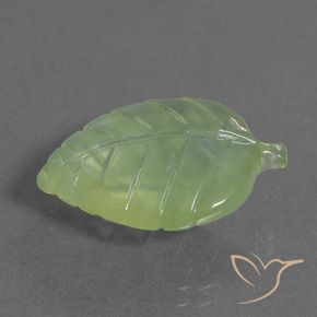 Préhnite Vert citron naturelle Fantaisie, 10.77 ct, Transparent