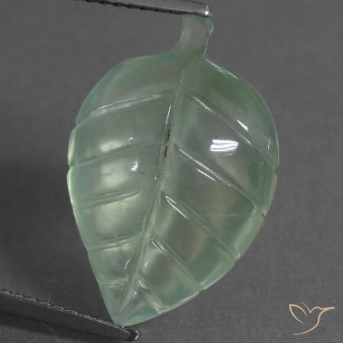 8.54ct Naturel Menthe verte Préhnite, Fantaisie, Transparent