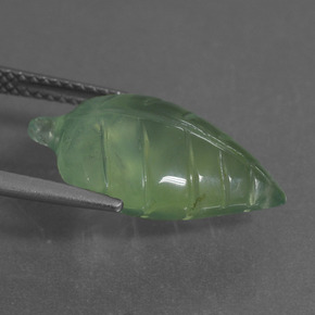 Prehnite Vert naturelle Forme fantaisie, 8.78 ct, Transparent