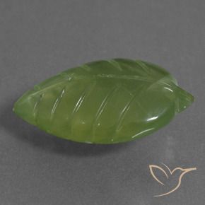 Préhnite Vert chaud naturelle Fantaisie, 10.07 ct, Transparent