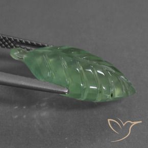 Préhnite Vert frais naturelle Fantaisie, 6.76 ct, Transparent