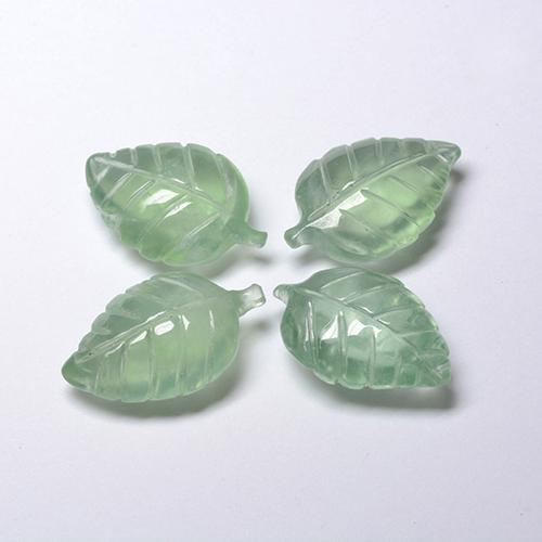 Achetez naturel 22.80ct Menthe légère Prehnite gems, Forme fantaisie, En provenance Afrique du Sud chez GemSelect. En stock, livraison internationale!