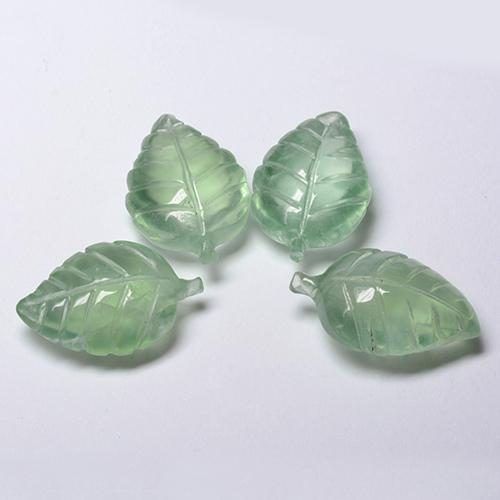 Achetez naturel 22.80ct Menthe légère Prehnite gems, Forme fantaisie, En provenance Afrique du Sud chez GemSelect. En stock, livraison internationale!