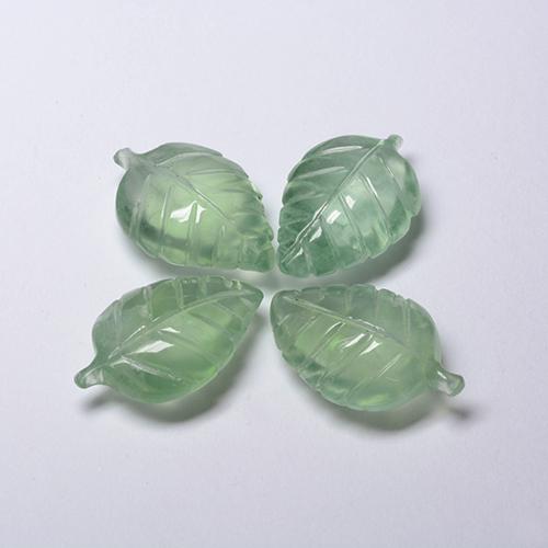 Achetez naturel 22.80ct Menthe légère Prehnite gems, Forme fantaisie, En provenance Afrique du Sud chez GemSelect. En stock, livraison internationale!