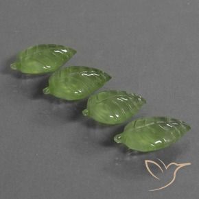 Shop natural 34.07ct Vert poire Préhnite gems, Fantaisie, from Afrique du Sud at GemSelect. In stock, global shipping!