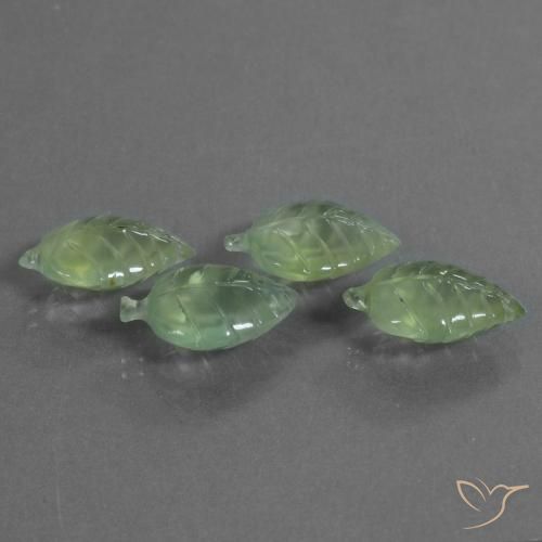 Shop natural 23.84ct Vert clair Préhnite gems, Fantaisie, from Afrique du Sud at GemSelect. In stock, global shipping!