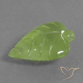 Préhnite Vert citron naturelle Fantaisie, 9.92 ct, Transparent
