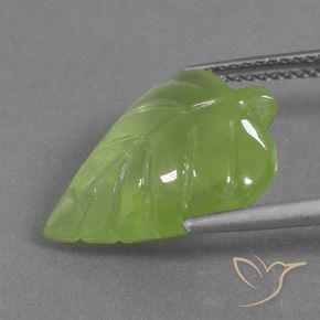 Préhnite Vert citron naturelle Fantaisie, 9.92 ct, Transparent