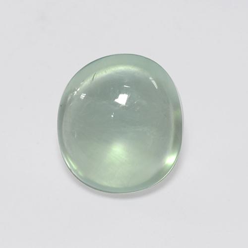 Préhnite vert naturelle coupe ovale, 2,95 ct, transparent