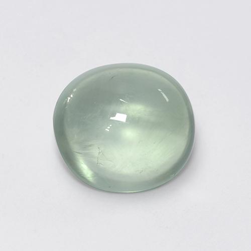 Préhnite vert naturelle coupe ovale, 2,95 ct, transparent