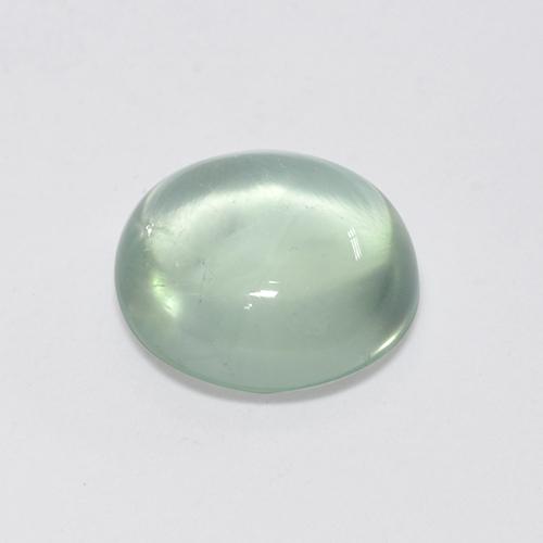 Préhnite vert naturelle coupe ovale, 2,95 ct, transparent