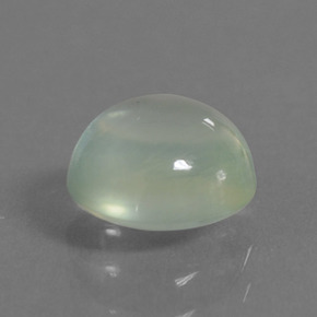 Prehnite Vert naturelle Coupe roude, 1.16 ct, Translucide