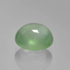 Prehnite Vert naturelle Coupe ovale, 1.92 ct, Translucide