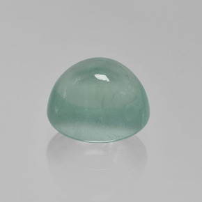 Préhnite vert naturelle coupe ovale, 2,48 ct, translucide