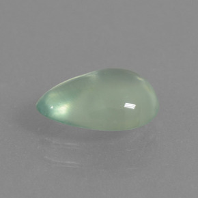 Prehnite Vert naturelle En forme de poire, 1.70 ct, Translucide