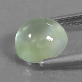 Prehnite Vert naturelle Coupe roude, 1.60 ct, Translucide