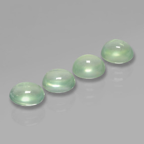 Achetez naturel 4.70ct Vert Prehnite gems, Coupe ovale, En provenance Afrique du Sud chez GemSelect. En stock, livraison internationale!