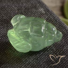 Préhnite Vert moyen naturelle Fantaisie, 16.31 ct, Translucide