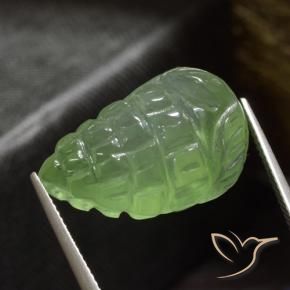 Préhnite Vert moyen-léger naturelle Fantaisie, 22.56 ct, Translucide