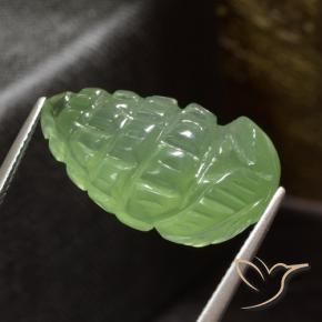 Préhnite Vert moyen-léger naturelle Fantaisie, 22.56 ct, Translucide